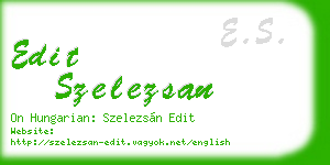 edit szelezsan business card